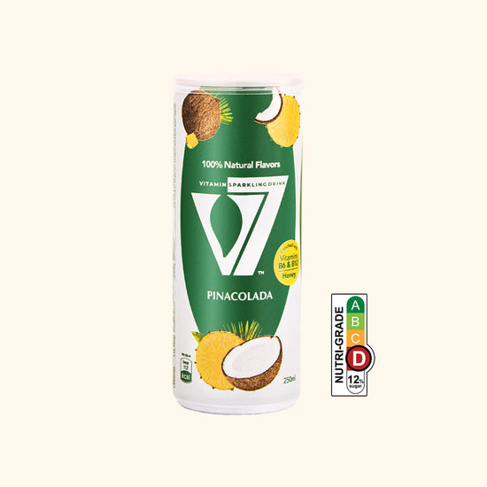 V7 Pina Colada Vitamin Sparkling Drink