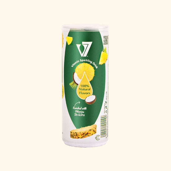 V7 Pina Colada Vitamin Sparkling Drink