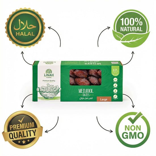 Egyptian Large Medjool Dates - Linah Farms