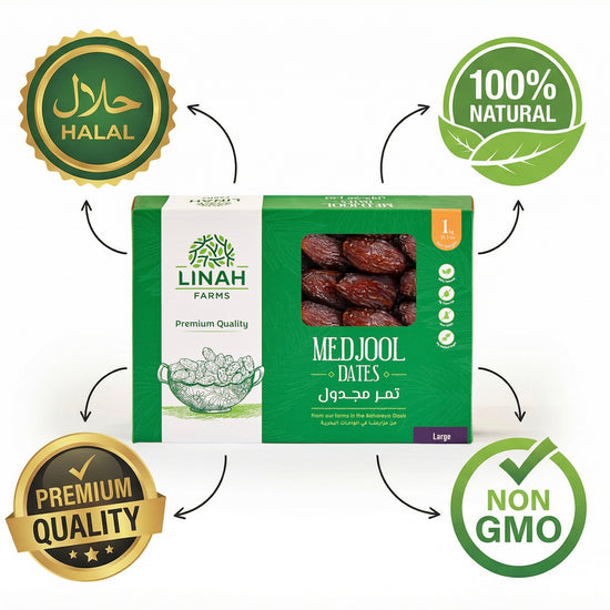 Egyptian Large Medjool Dates - Linah Farms