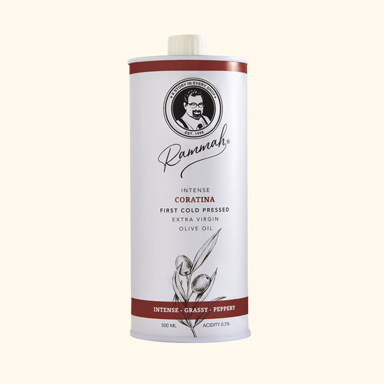 Coratina Cold Pressed Extra Virgin Olive Oil | Rammah Premium EVOO