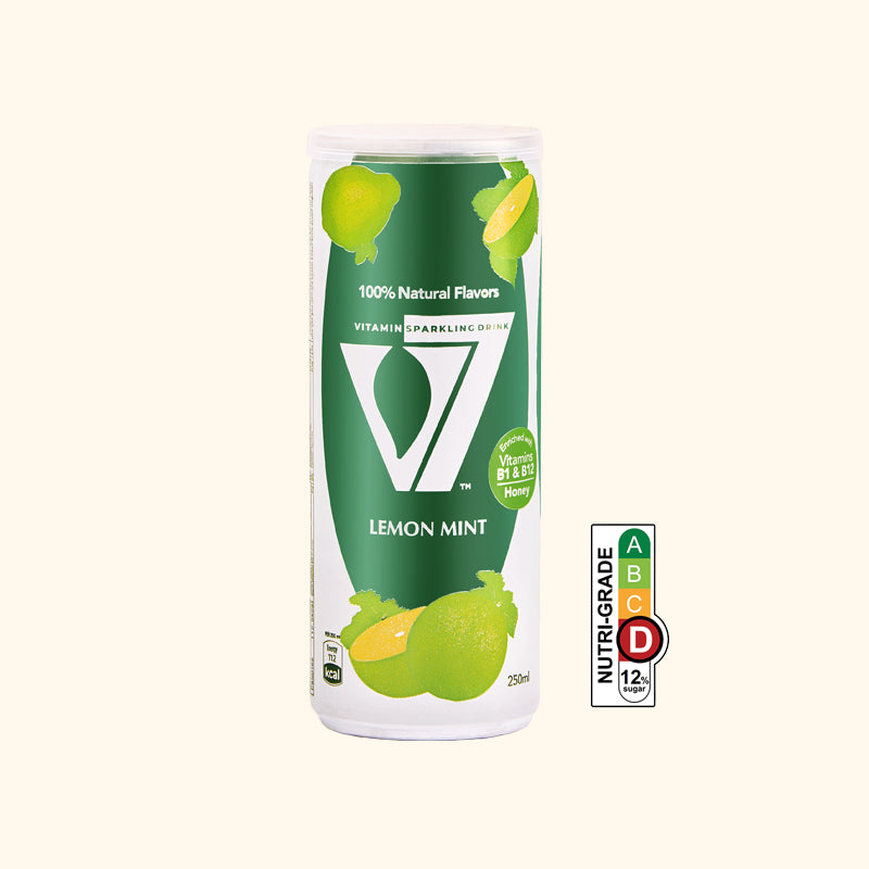 V7 Lemon Mint Vitamin Sparkling Drink
