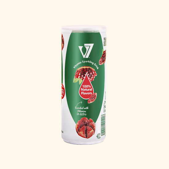 V7 Pomegranate Vitamin Sparkling Drink